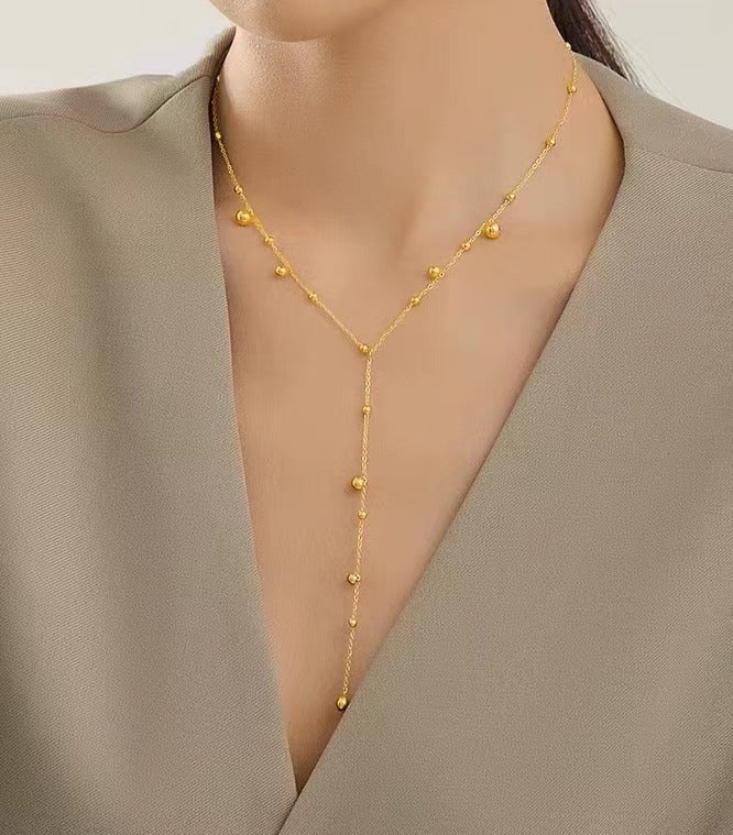 Frauen Elegante Y-Kettenhalskette Shop Nory