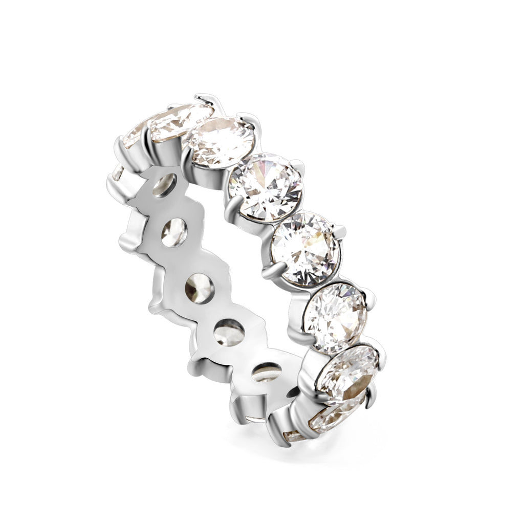 Damen Ring mit funkelndem Kristall und hochwertiger Goldbeschichtung Shop Nory