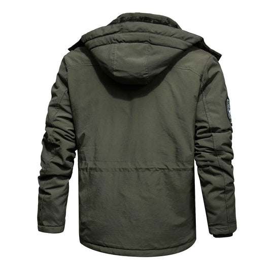 Herren Thermo-Fieldjacke mit Teddyfleece-Innenfutter, Utility-Taschen und winddichter Front Shop Nory