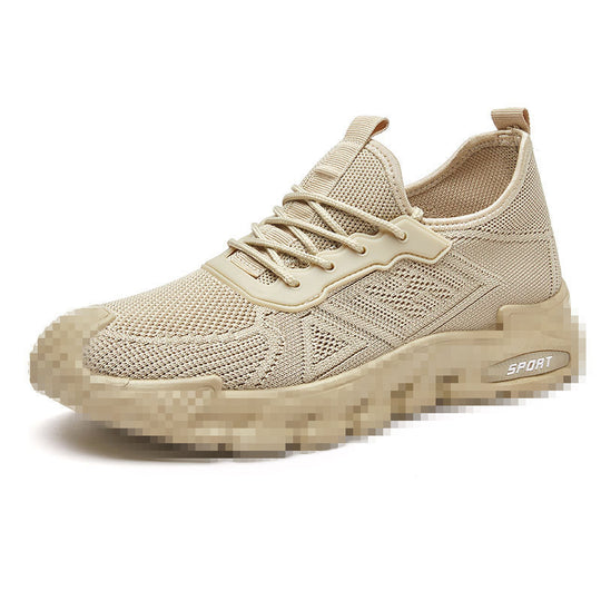 Herren Leichter Strick-Running-Style Sneaker mit gepolsterter Plateau-Sportsohle Shop Nory