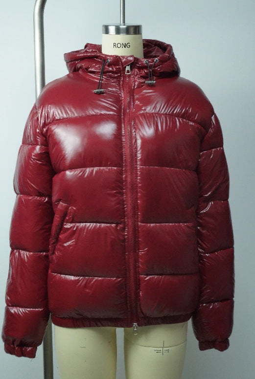Damen Wasserdichte Daunenjacke mit Kapuze
