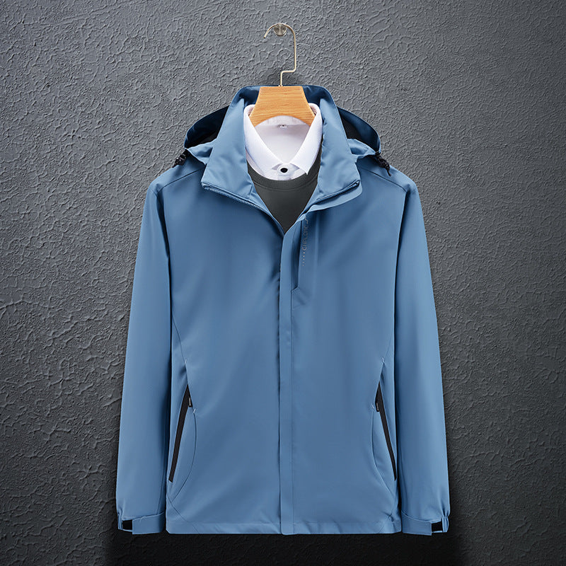 Herren Leichte Softshell-Funktionsjacke mit atmungsaktivem Meshfutter und verstellbarer Kapuze Shop Nory