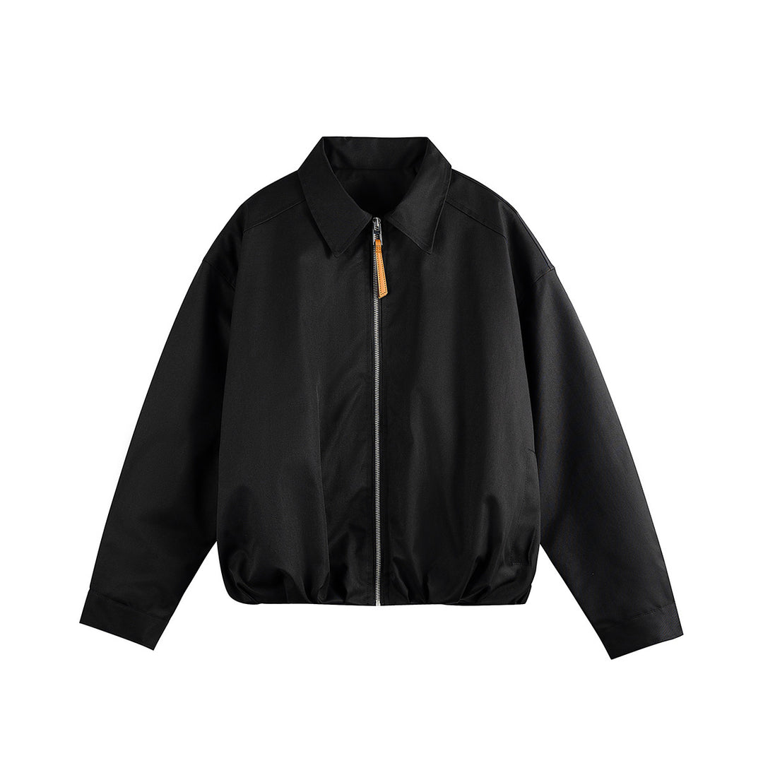 Unisex Kurzblouson im Boxy‑Cut mit Hemdkragen und gerafftem Saum Shop Nory
