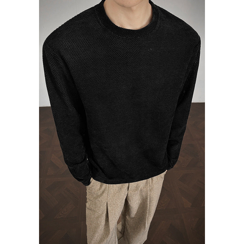 Herren Lässiger Langarm-Pullover Shop Nory