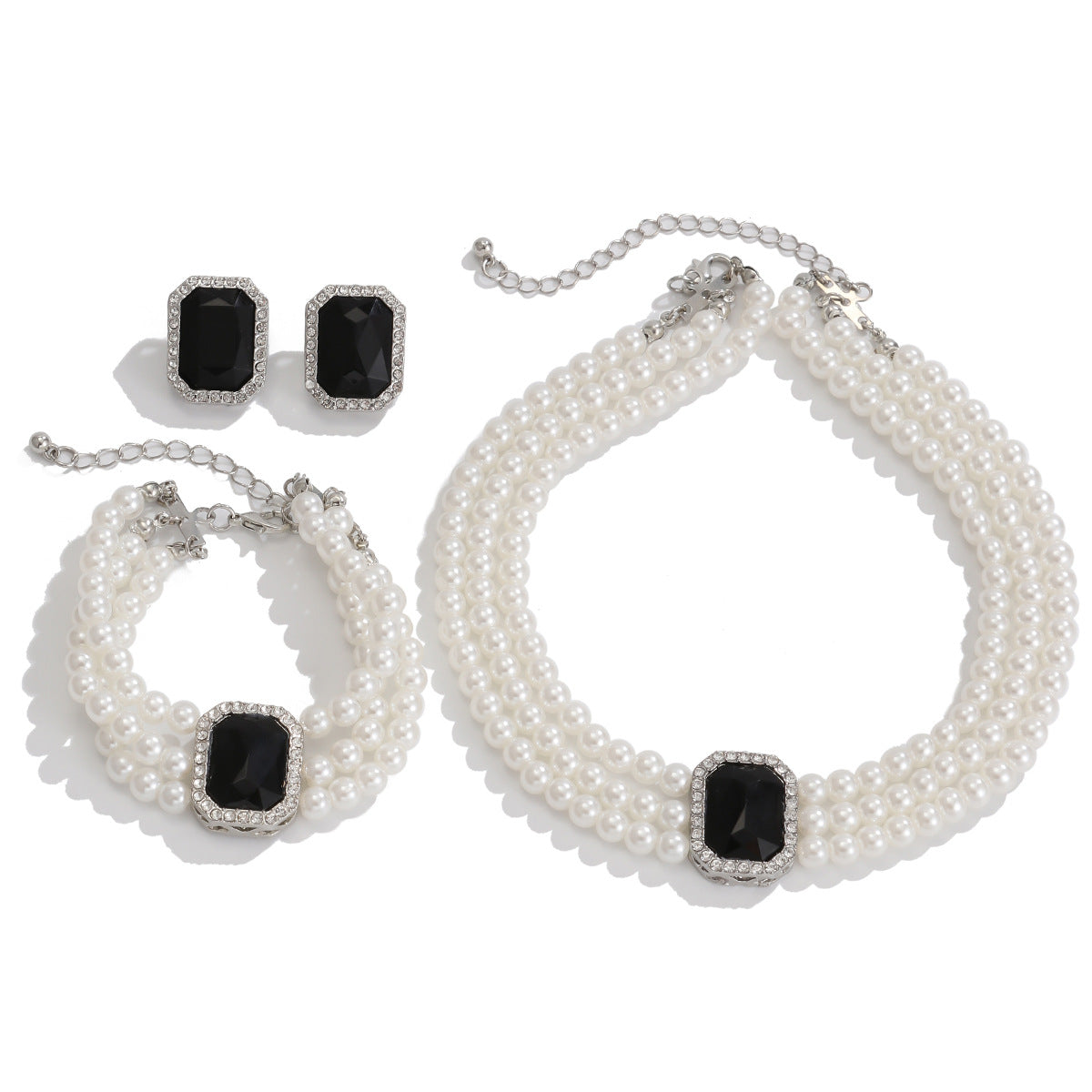 Damen Schmuckset mit Perlen Shop Nory