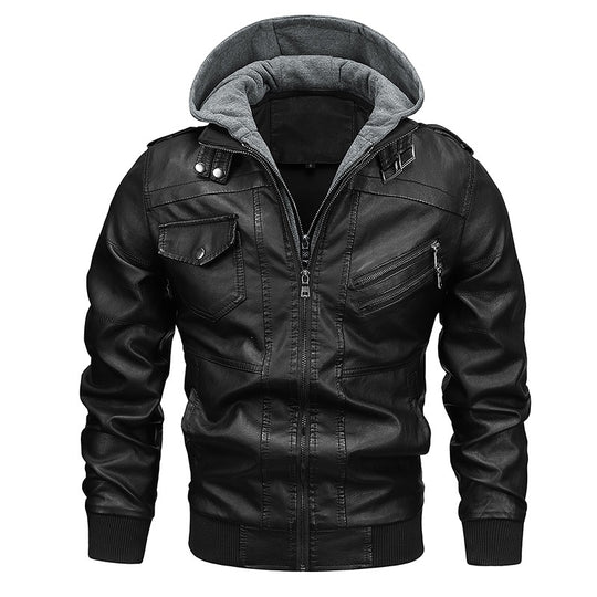 Herren Modische Kapuzenjacke mit Taschen Shop Nory