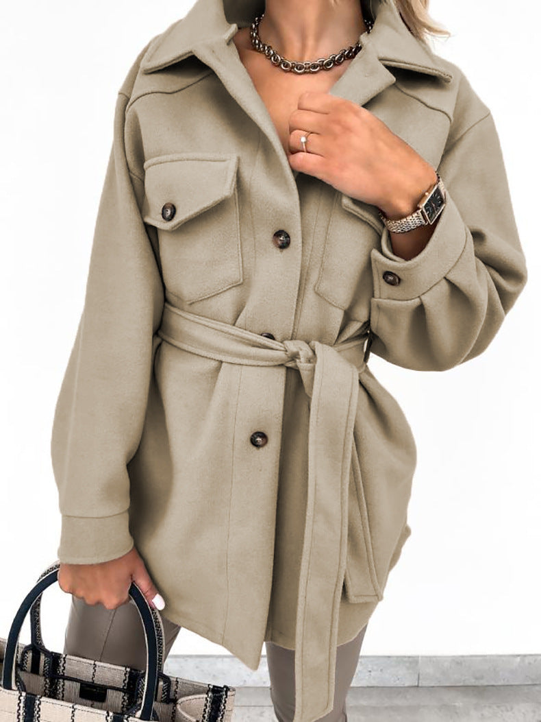 Damen Oversize-Hemdenjacke mit aufgesetzten Klappentaschen Shop Nory