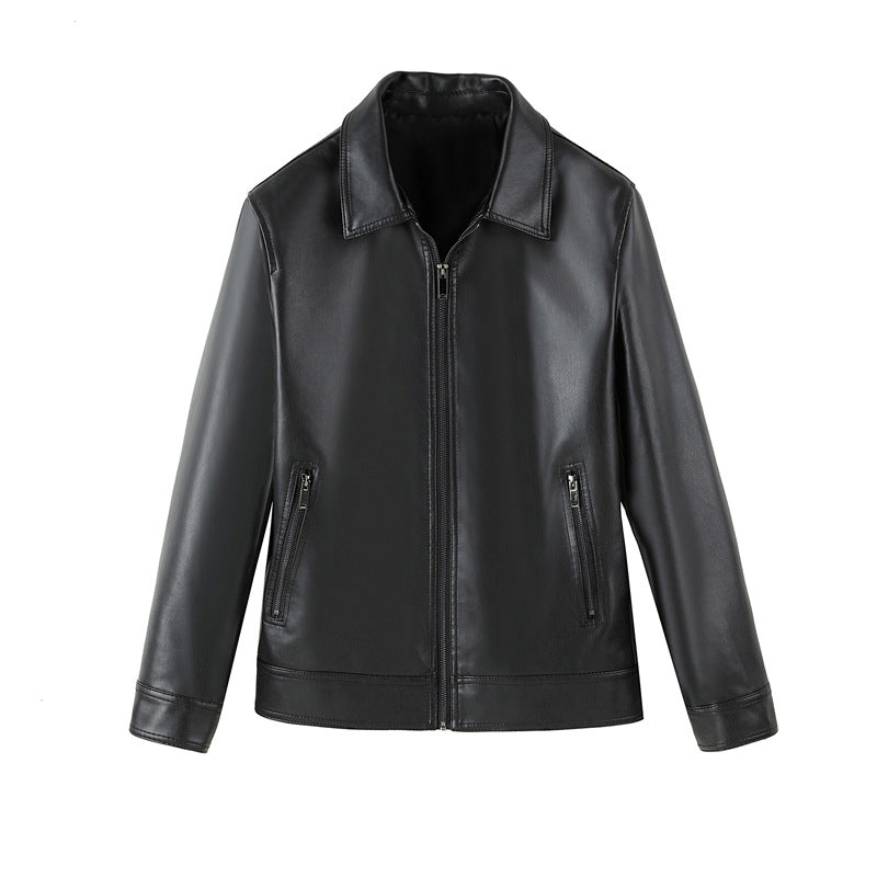 Herren Klassische Lederjacke Shop Nory