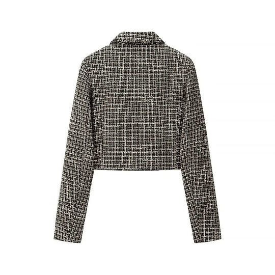 Damen Kurzblazer aus Bouclé‑Tweed mit kastiger Cropped‑Silhouette Shop Nory