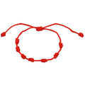 Damen Fußkettchen aus geflochtenem Nylon mit Knoten-Design Shop Nory
