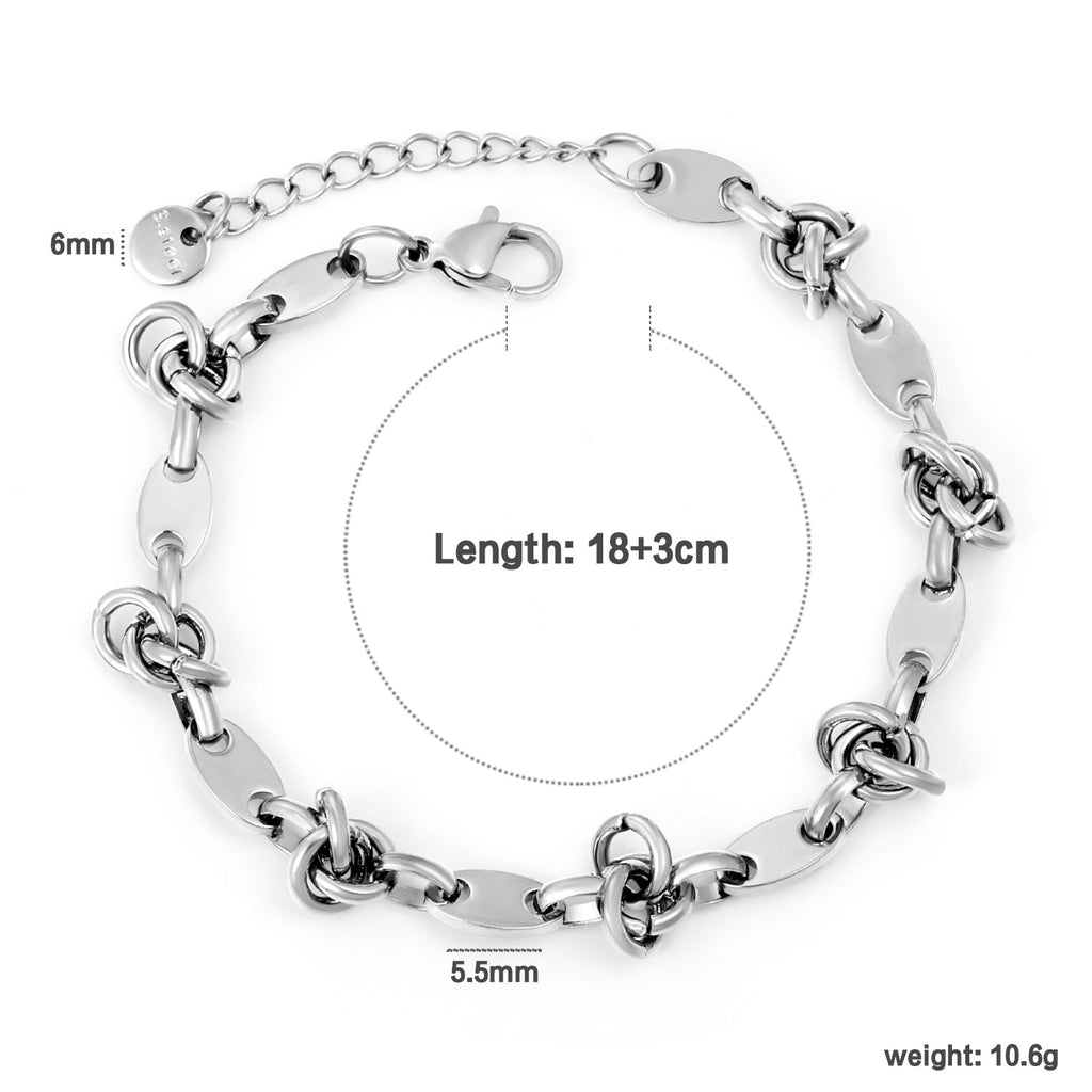 Damen modisches Armband mit eleganten Glieder-Design Shop Nory