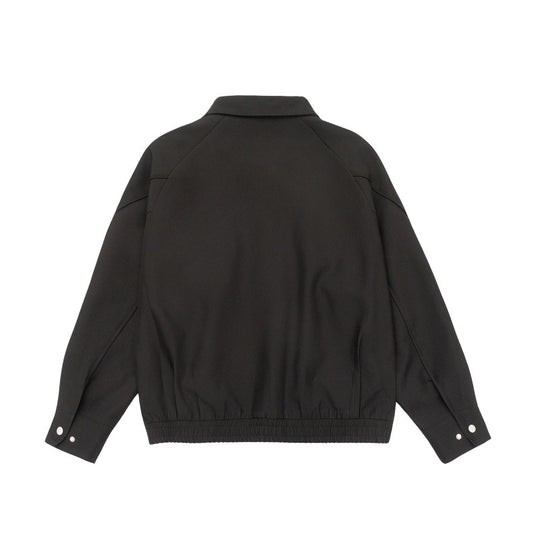 Herren Boxy-Übergangsjacke mit Hemdkragen, Raglanärmeln und Reißverschlusstaschen Shop Nory