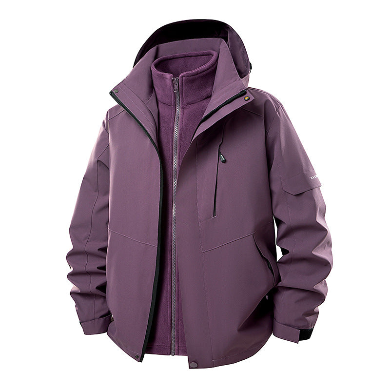 Herren Multifunktionale Winterjacke mit abnehmbarer Kapuze Shop Nory