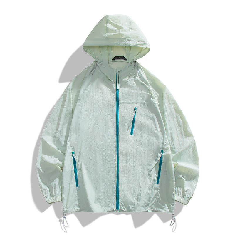 Herren leichtgewichtige Windjacke mit praktischen Taschen und atmungsaktiven Eigenschaften