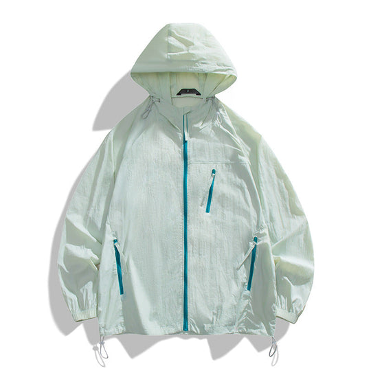 Herren leichtgewichtige Windjacke mit praktischen Taschen und atmungsaktiven Eigenschaften