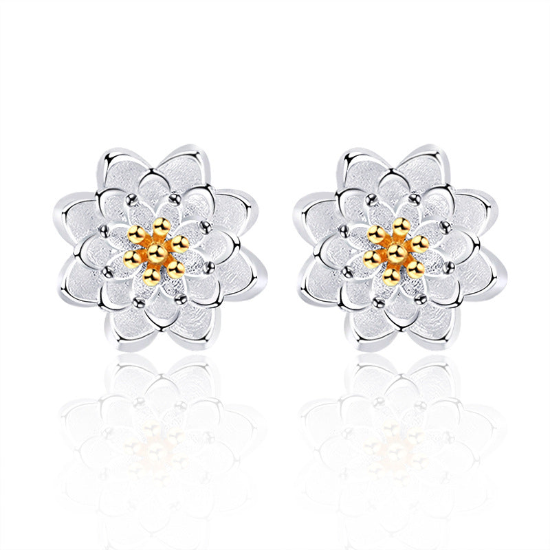 Damen Ohrstecker im floralen Blüten-Design Shop Nory