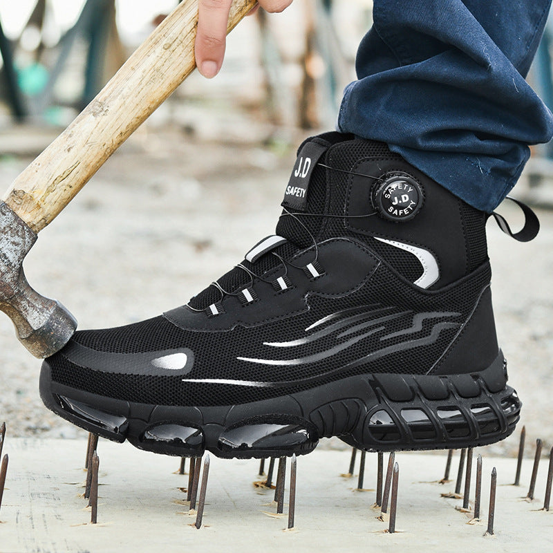 Damen Sicherheitsstiefel mit rutschfester Sohle und atmungsaktivem Obermaterial