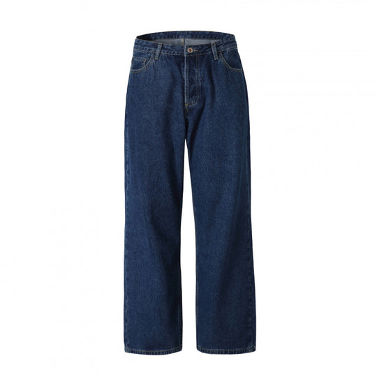 Herren Locker geschnittene Denim-Jeans im Relaxed-Fit mit hoher Leibhöhe und geradem Bein Shop Nory
