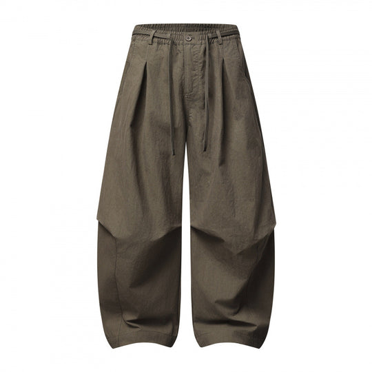 Unisex Weite Lagenhose mit ballonförmiger Silhouette, hoher Leibhöhe und Kordelzug Shop Nory