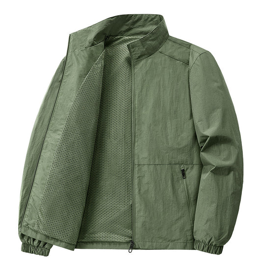 Herren Leichte Freizeitjacke mit schmalem Kragen Shop Nory