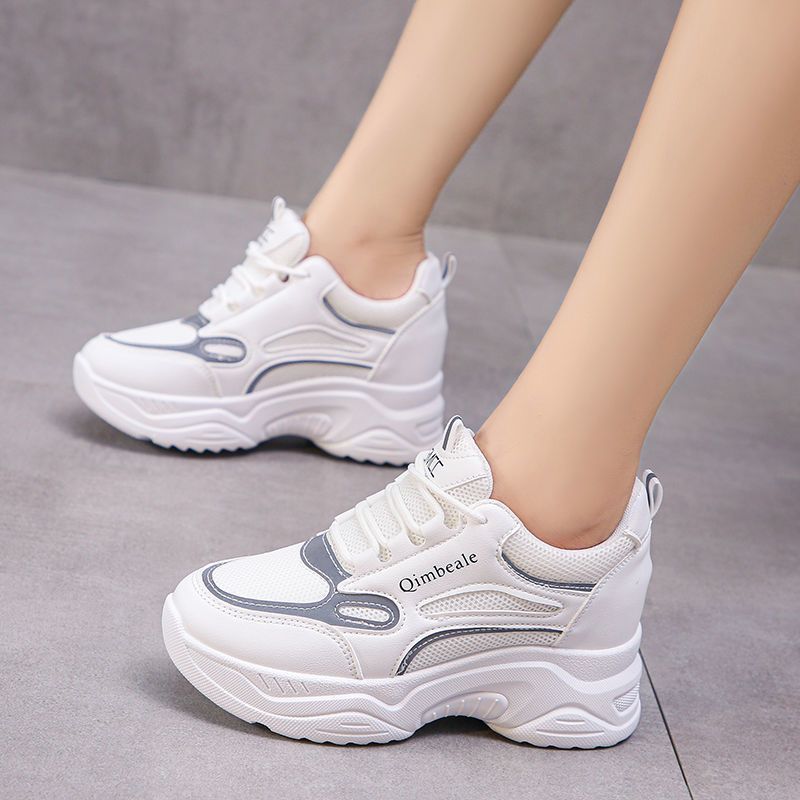Damen Modische Chunky Sneakers mit ergonomischer Dämpfung und stabiler Sohle