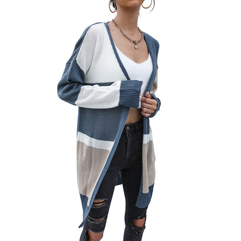 Damen Lässige Strickjacke mit geometrischem Design Shop Nory