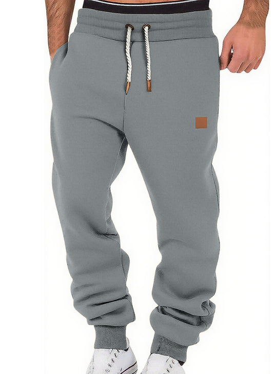 Herren Relax-Fit Fleece-Jogginghose mit Bündchen und Kordelzug Shop Nory