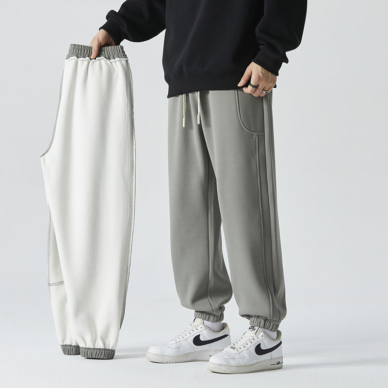 Herren Bequeme athletische Jogginghose mit Tunnelzug und elastischen Knöchelbündchen Shop Nory