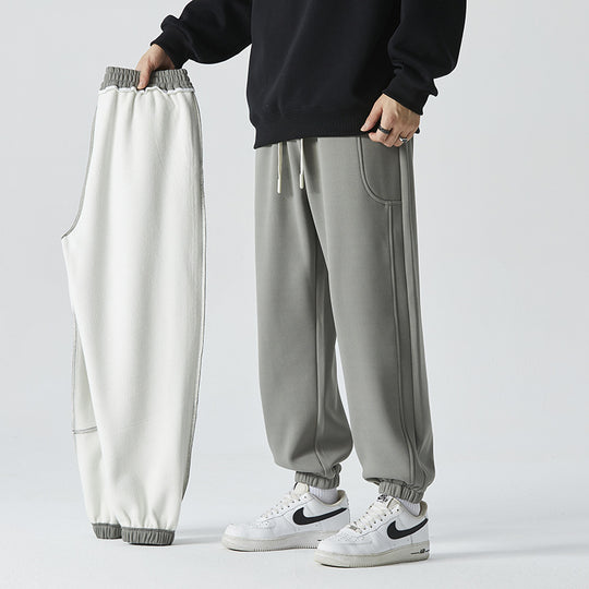 Herren Bequeme athletische Jogginghose mit Tunnelzug und elastischen Knöchelbündchen Shop Nory