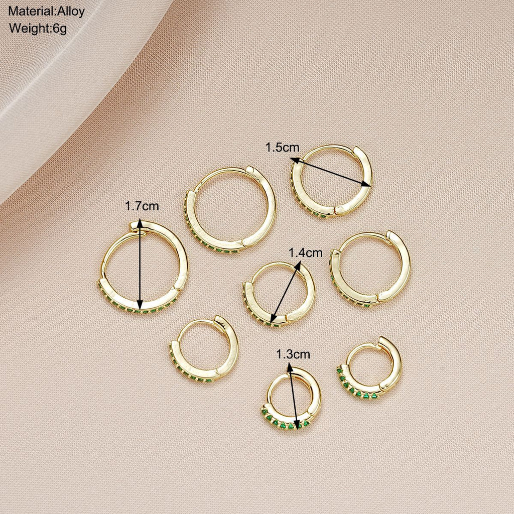 Damen Ohrringe Set mit elegantem Design und funkelnden Akzenten Shop Nory