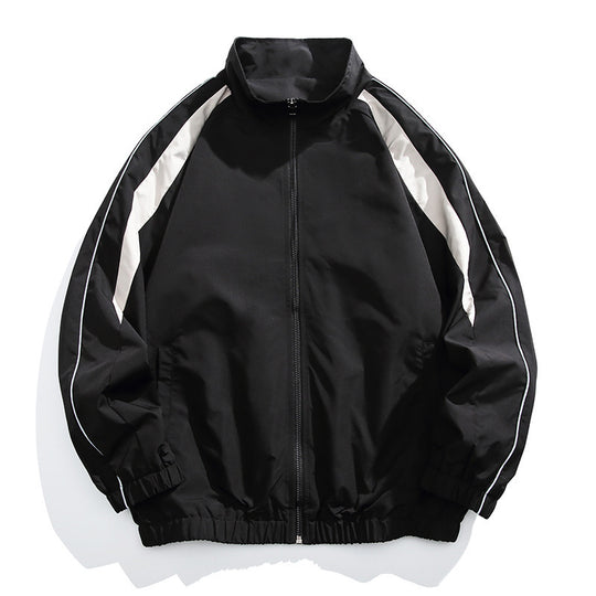 Herren Sportliche Übergangsjacke mit hohem Kragen und elastischer Taille Shop Nory