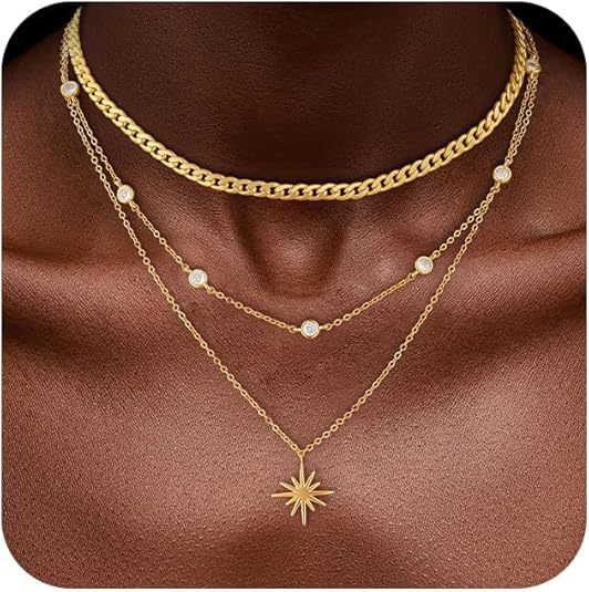 Damen Halsketten-Set mit detailliertem Design und eleganten Anhängern Shop Nory