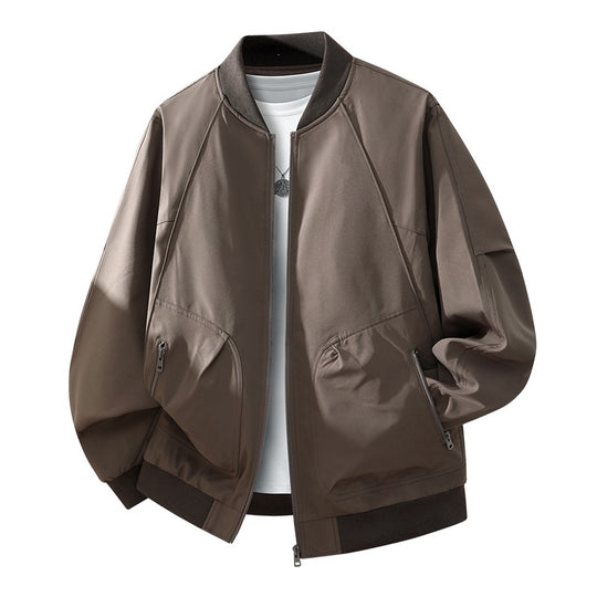 Herren Modische Bomberjacke mit Innenfutter Shop Nory