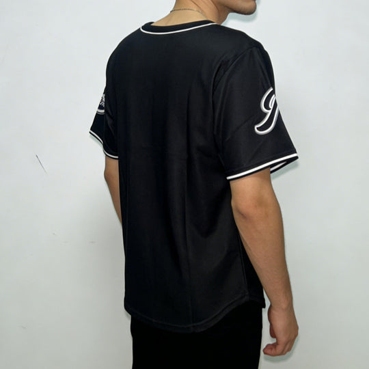Herren Sportliches Baseballshirt