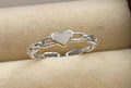 Damen Offener Ring im modernen Herzdesign Shop Nory