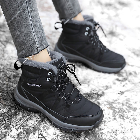 Damen Wasserfeste Winterstiefel mit isolierendem Futter und rutschfester Sohle Shopnory