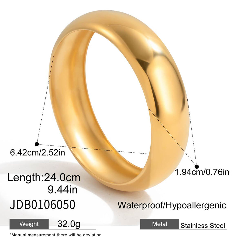 Damen Hypoallergener und wasserdichter Ring aus Edelstahl Shop Nory