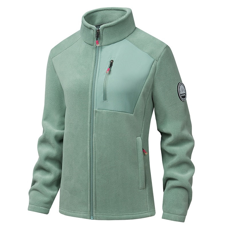 Herren Bequeme Fleecejacke mit Stehkragen Shop Nory