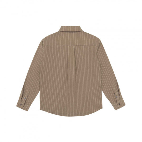 Herren Boxy-Hemd mit Nadelstreifen, Raglanärmeln und soften Flanellgriff Shop Nory