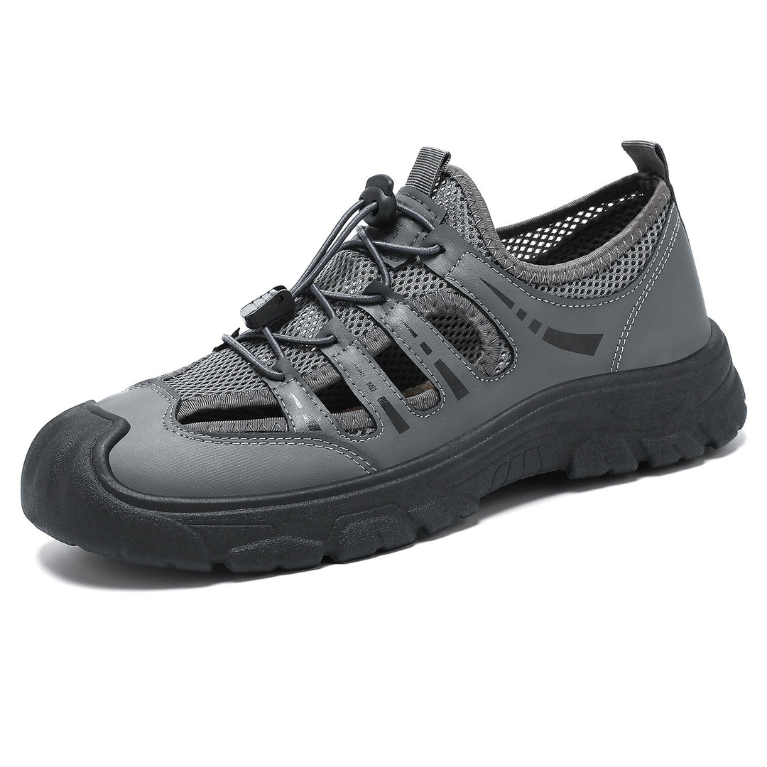 Herren nan robuster Outdoor-Sandalensneaker mit atmungsaktivem Mesh, Schnellzug-Bungee und griffiger Profilsohle Shop Nory