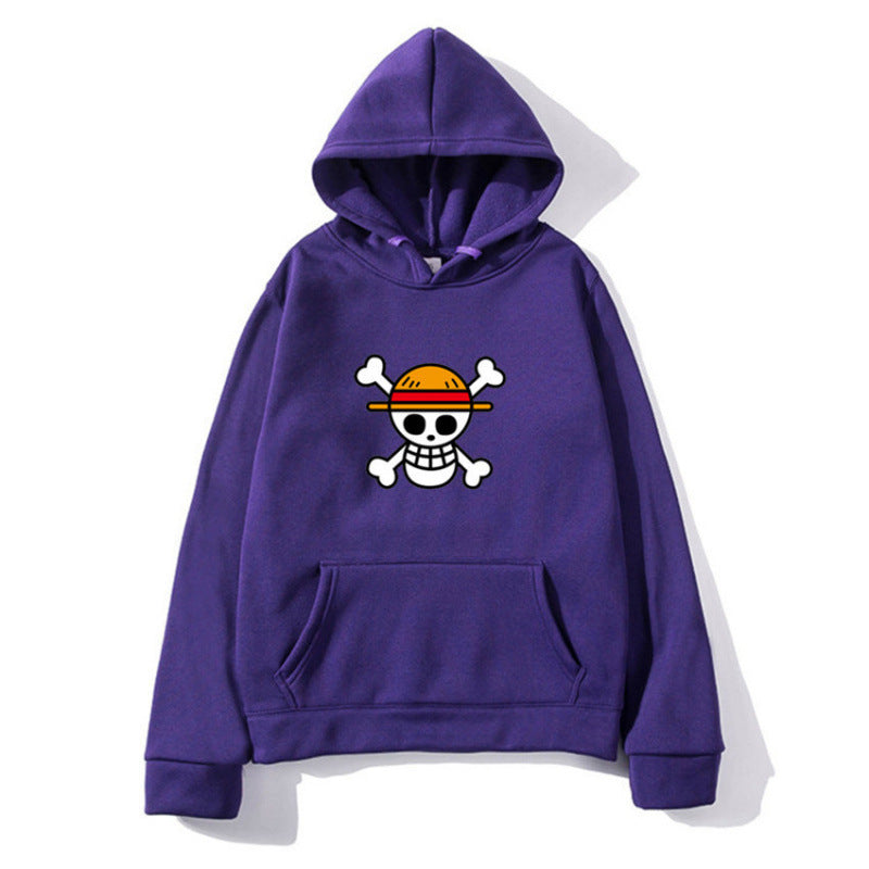 Damen Kapuzenpullover mit kreativem Piratenmotiv und bequemer Passform