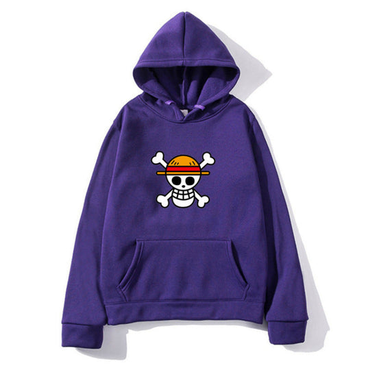 Damen Kapuzenpullover mit kreativem Piratenmotiv und bequemer Passform