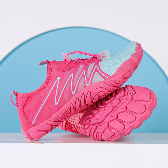 Damen Wassersportschuhe mit rutschfester Sohle und elastischem Schnürsystem