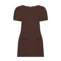 Damenkleid mit Puffärmeln und tailliertem Schnitt