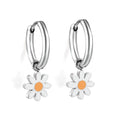 Damen Hängende Ohrstecker mit floralem Design Shop Nory