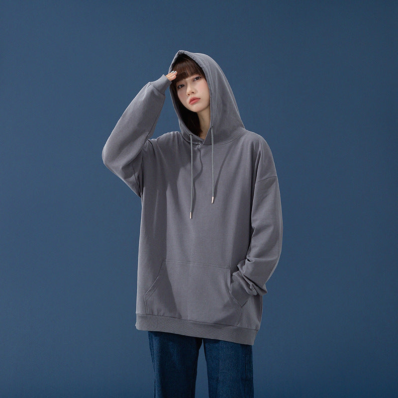 Damen Oversize-Kapuzenpullover mit Kängurutasche, tiefem Schulterfall und verstellbarer Kordel Shop Nory