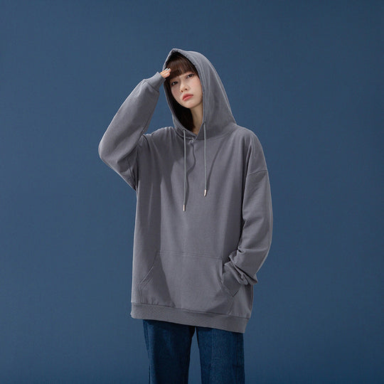 Damen Oversize-Kapuzenpullover mit Kängurutasche, tiefem Schulterfall und verstellbarer Kordel Shop Nory