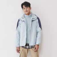 Herren Softshell Hellblau