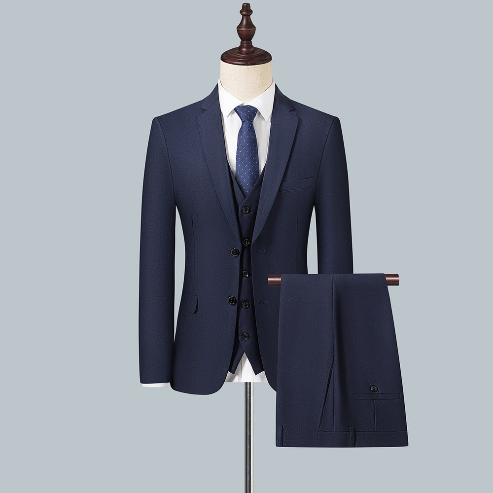 Herren Schlankes Einreihiges Business-Sakko mit Zwei-Knopf-Silhouette Shop Nory