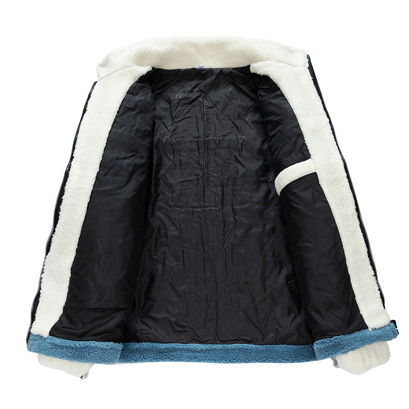 Herren Gemütliche Fleecejacke mit Kapuze Shop Nory